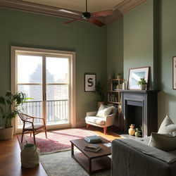 simple interior painting a home in Manhattan 