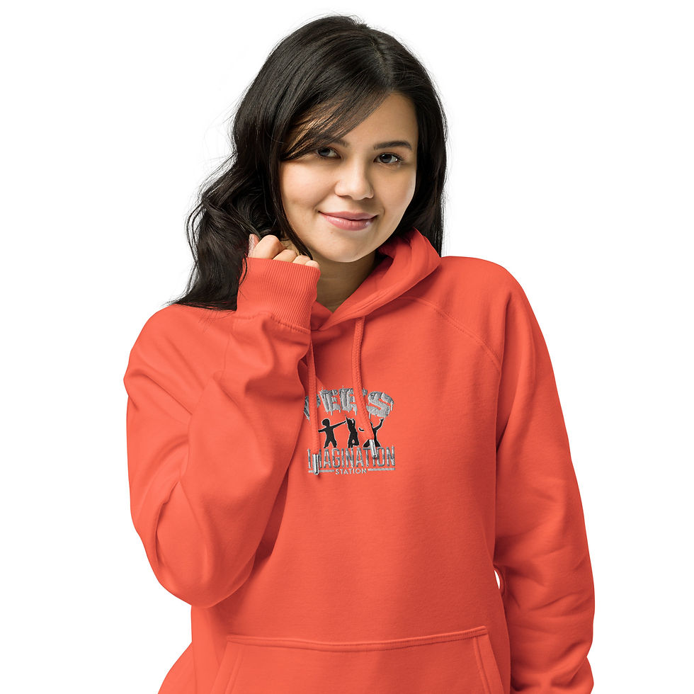 Thumbnail: Unisex eco raglan hoodie