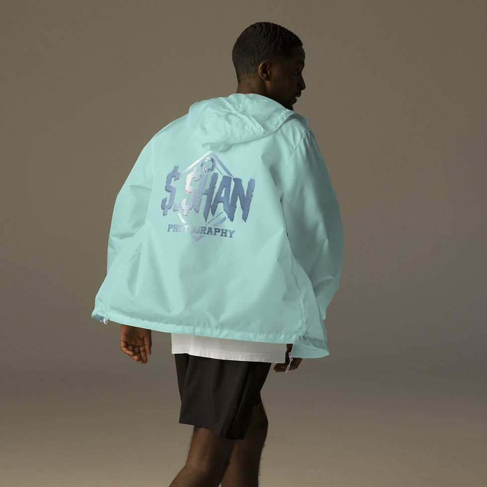 Thumbnail: Unisex lightweight zip up windbreaker