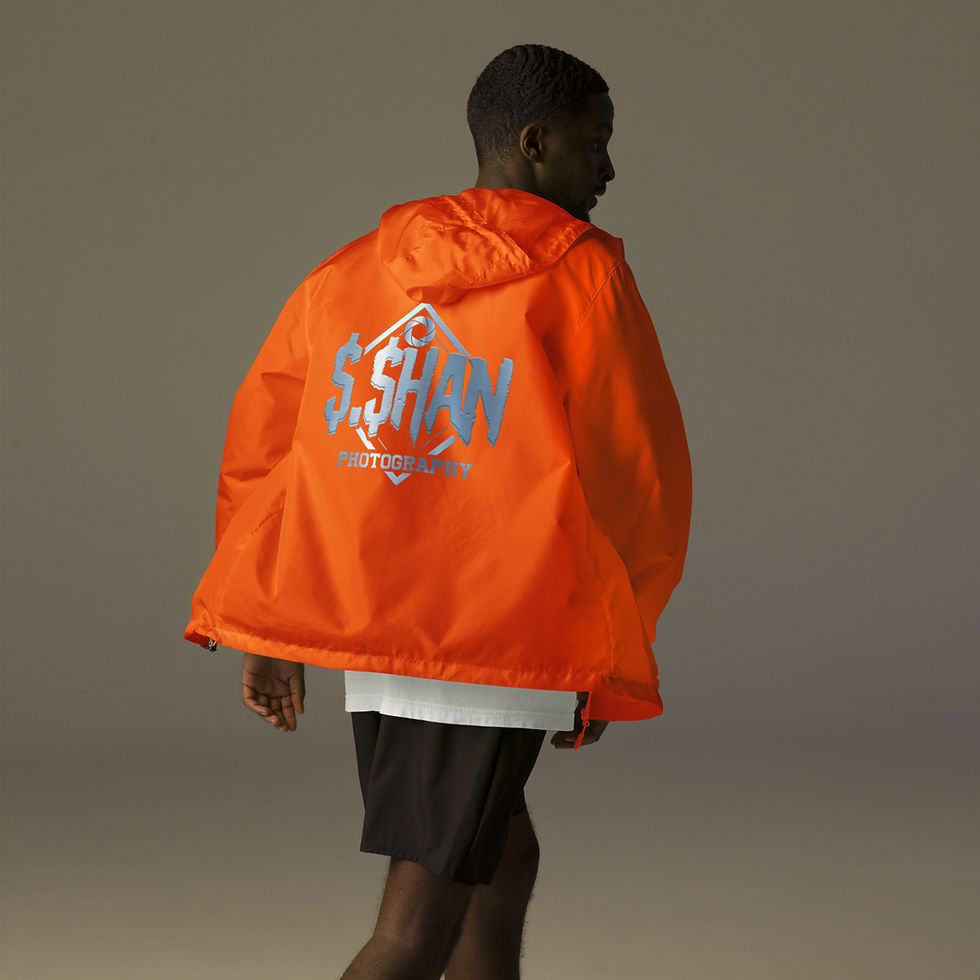 Thumbnail: Unisex lightweight zip up windbreaker
