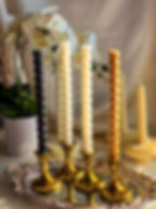 Elegant pillar candles