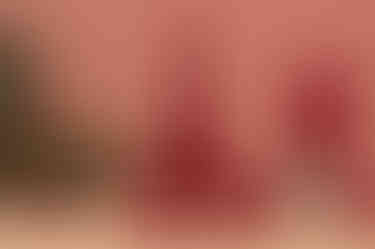 Flower-shaped candles