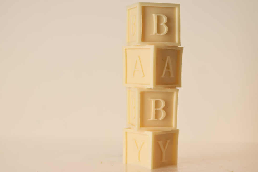 Handmade shaped candles