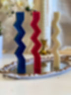 Sculptural decorative candle