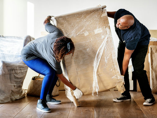 How to move furniture safely through narrow stairwells and hallways in London