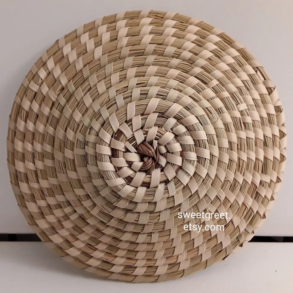Thumbnail: Small Sweetgrass & Pine Needle Tray