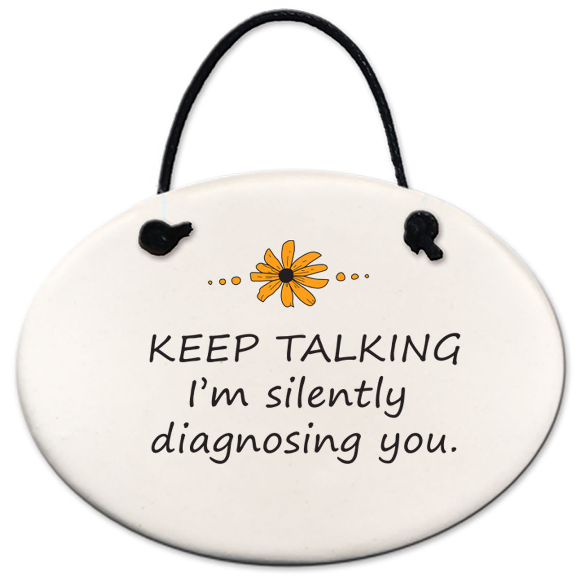 3"x4" Hanging disk ornament