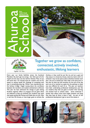 Term Four 2016 Newsletter