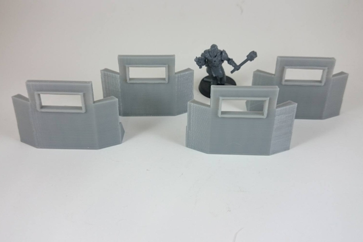 3D Printed Concrete Barricade (4 set)