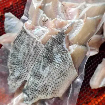 ปลานิลแดดเดียว(ติดก้าง) Sun-dried tilapia with Bones 55฿
