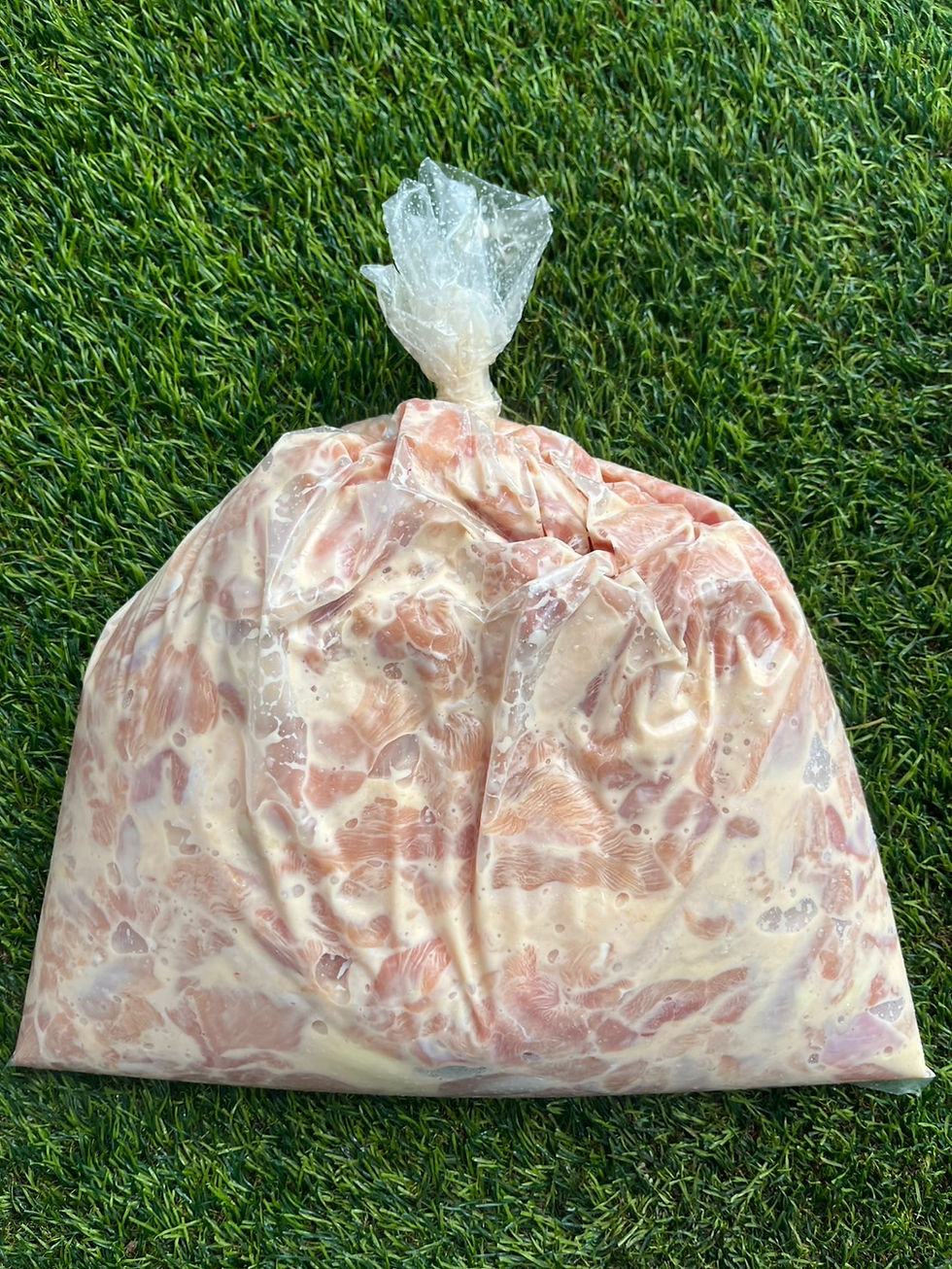 ภาพขนาดย่อ: ไก่หมักหาดใหญ่มัดจุก (เนื้อสะโพก) 65฿