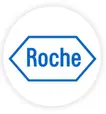 Logo de Roche – empresa global del sector salud que recibió formación en liderazgo y experiencia centrada en el cliente.