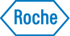 Logo de Roche, grupo farmacéutico internacional que ha participado en proyectos de liderazgo organizacional.