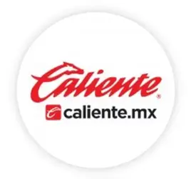 Logo de Caliente México – empresa del sector entretenimiento capacitada en liderazgo y experiencia memorable para el cliente.