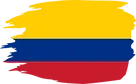 Bandera de Colombia, simbolizando nuestra trayectoria y proyectos en este país de Latinoamérica.