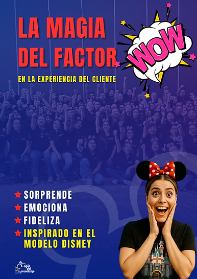 Impulsa el Factor WOW en tu empresa y transforma la experiencia del cliente El Factor WOW es la clave para diferenciarte en un mercado competitivo. Este curso virtual te enseña cómo diseñar experiencias inolvidables que conectan emocionalmente con tus clientes y los convierten en promotores de tu marca. A través de herramientas prácticas, dinámicas inspiradoras y ejemplos reales, tu equipo aprenderá a sorprender, encantar y generar un impacto positivo en cada interacción. Capacitación ideal para empresas que buscan elevar su servicio al cliente, fortalecer su cultura organizacional y consolidar relaciones duraderas.