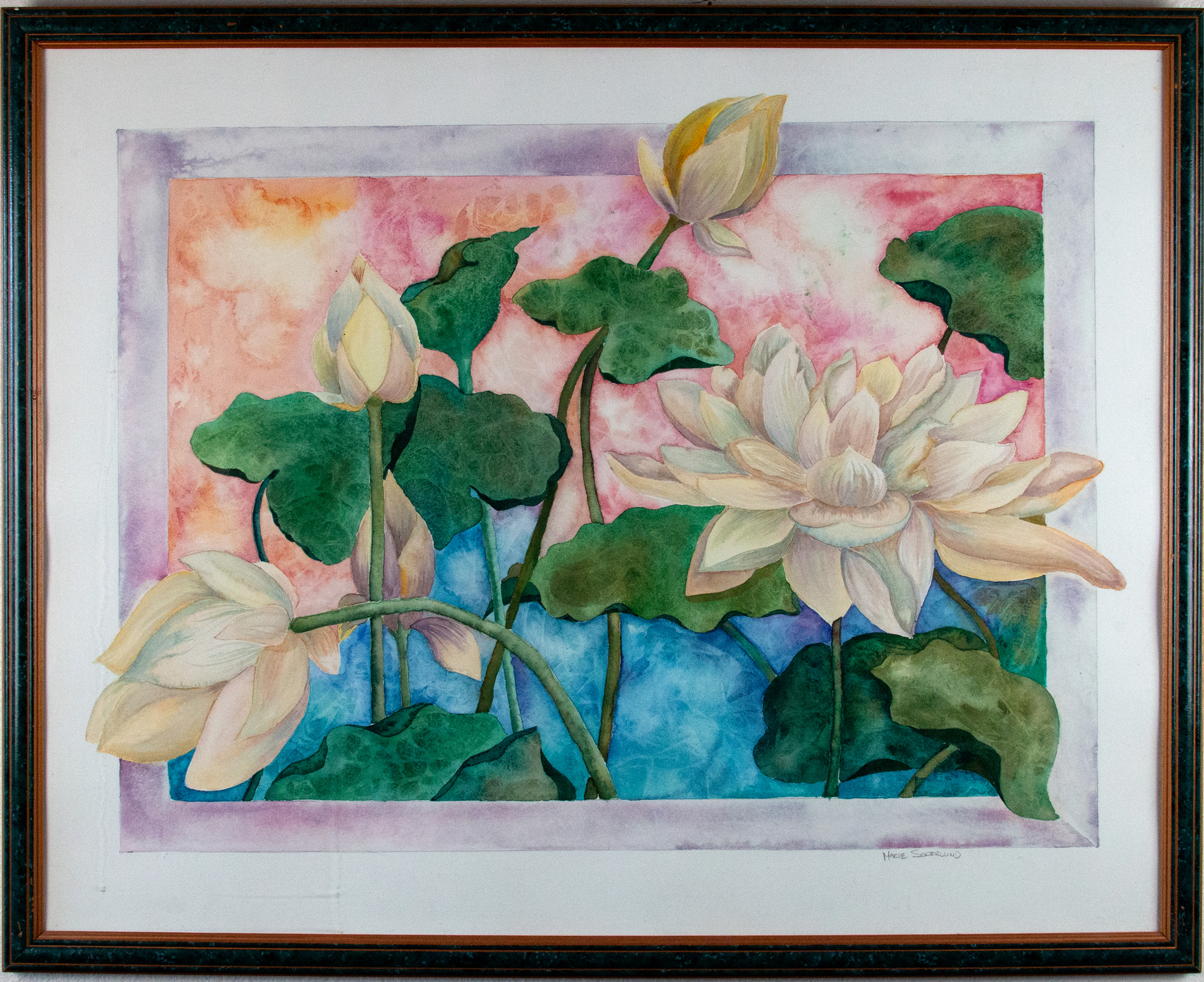 Subdued Bursting Lotus