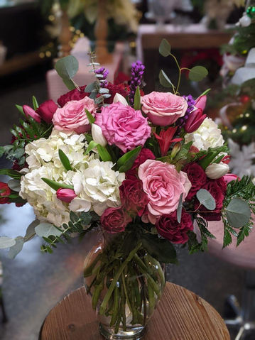 hydrangea, roses, send flowers, local flower delivery