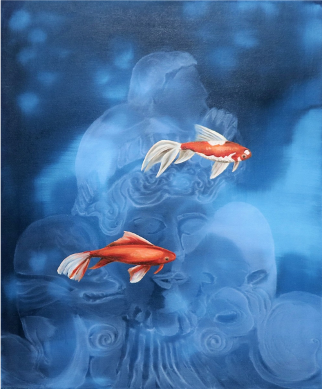 2 _ רוני אלמגור _ שחיינים, 2018-2021, שמן על בד, 50X60 ס_מ _ 2800 כולל.png