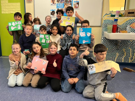 Zweitklässler erarbeiten Kinderrechte mit UNICEF