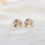 Thumbnail: Embellished Keshi Pearl Stud Earring