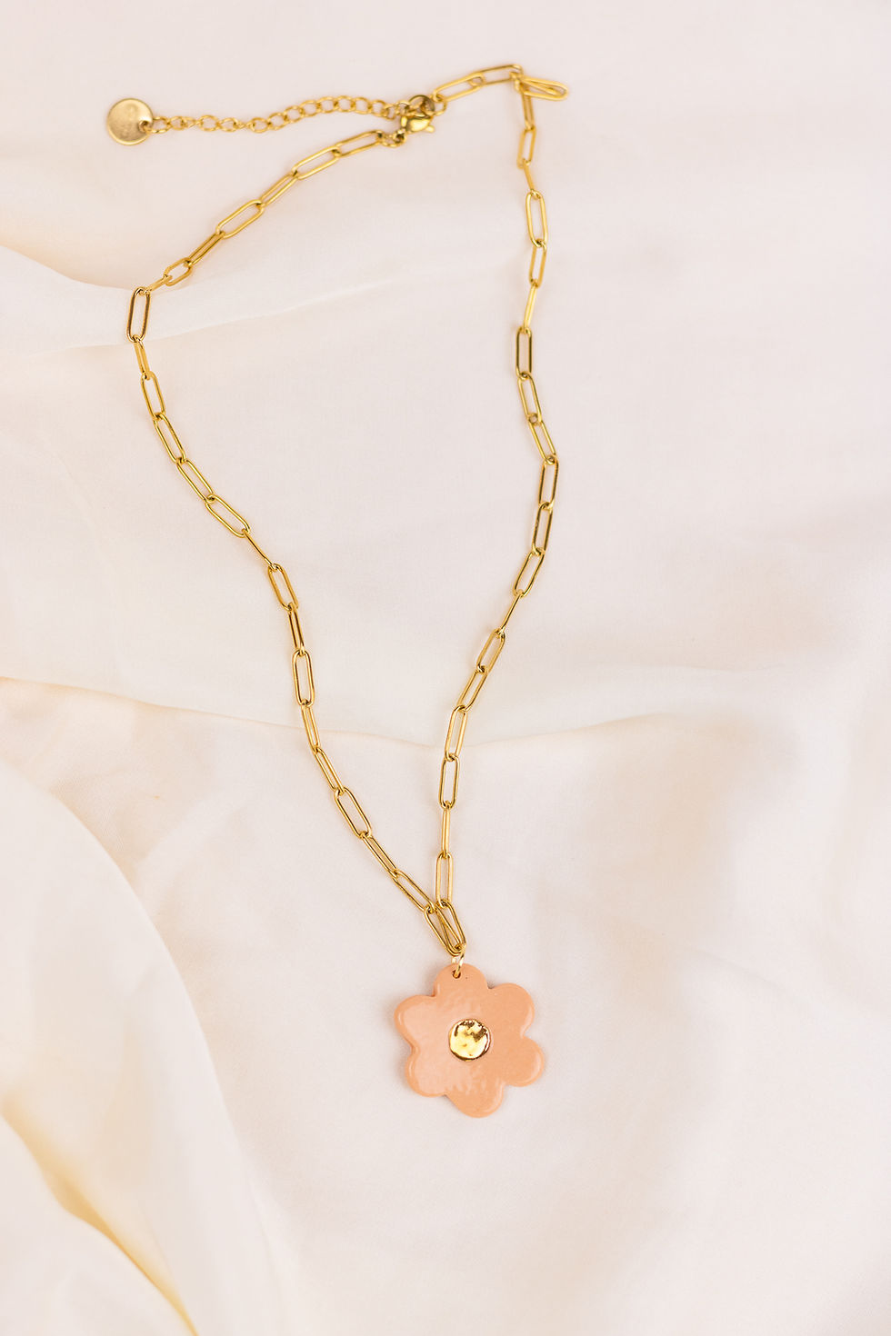 Thumbnail: Terra Porcelain Flower Necklace