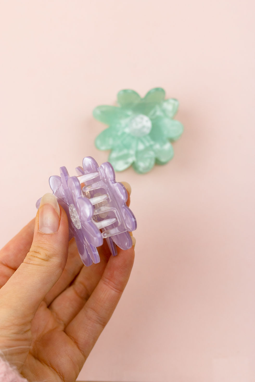 Thumbnail: Small Floral Claw Clip