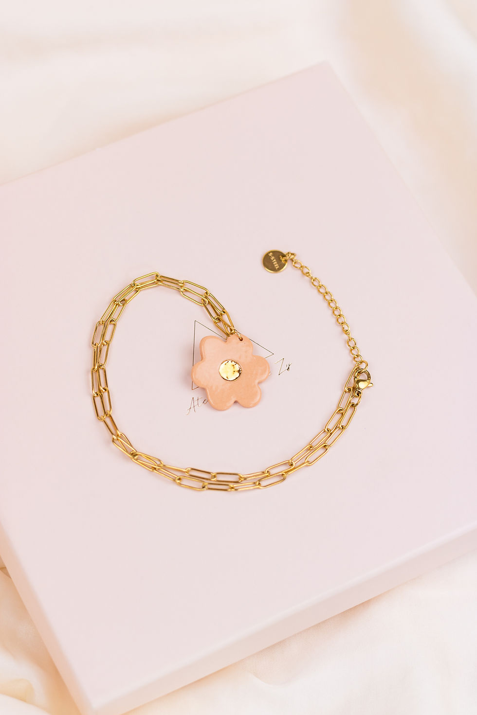 Thumbnail: Terra Porcelain Flower Necklace