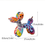 Thumbnail: Resin Graffiti Balloon Dog Figurines for Interior Home Desktop Decoration Painti