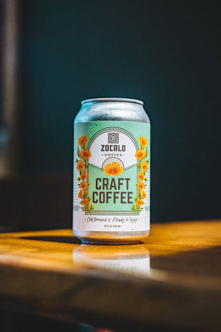 Zocalo Coffee Iced Coffee Can Design