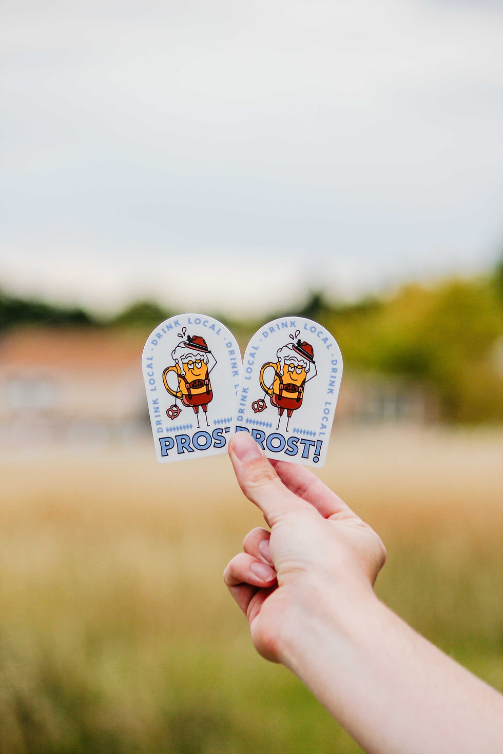 Thumbnail: Oktoberfest Craft Beer Sticker (Blue)