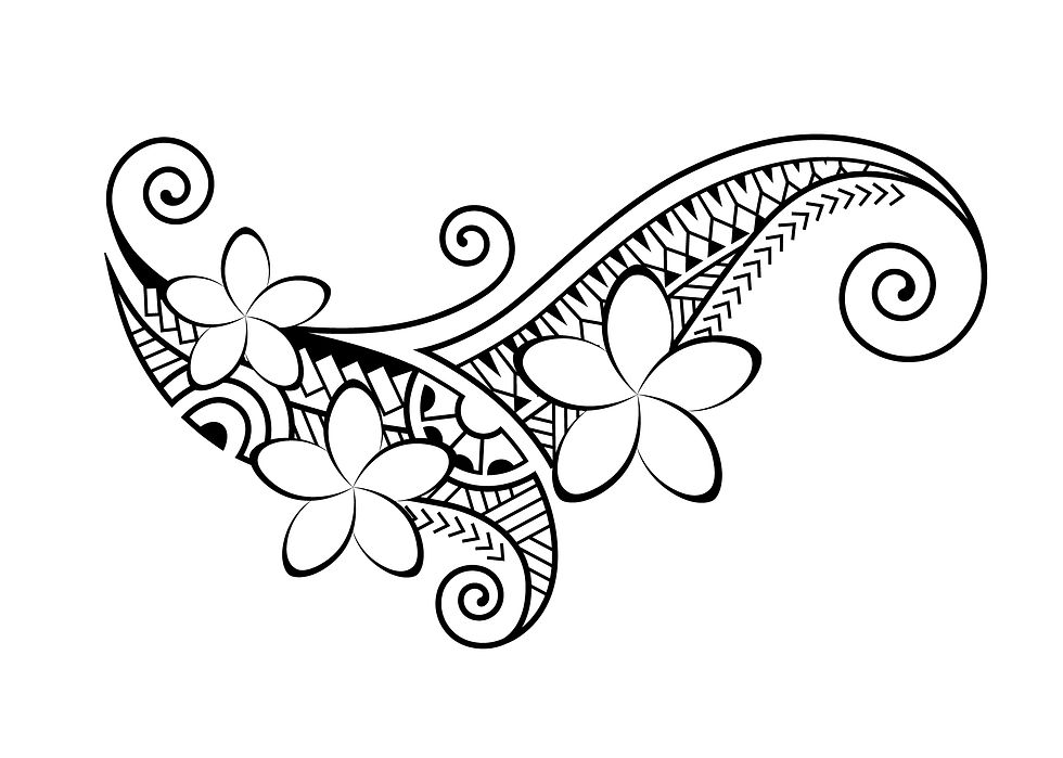 Maori Tattoo Ornament Print