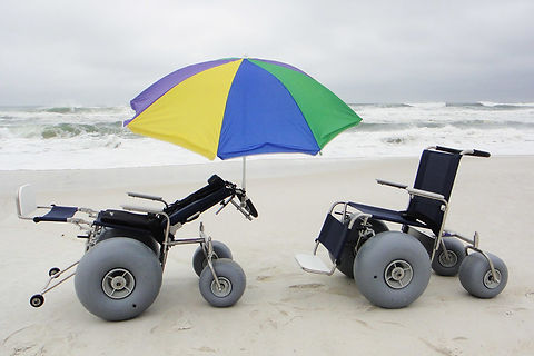 DEBUG MOBILITY PRODUCTS RECLINING ALL-TERRAIN BEACH
