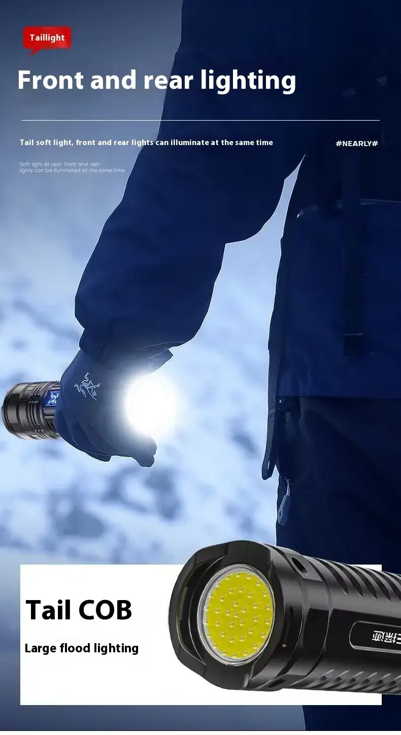 Thumbnail: Super Bright White Laser Flashlight with Zoom