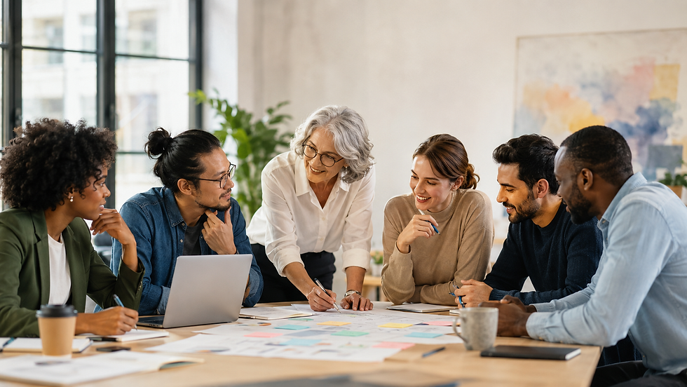 La ventaja de los equipos mixtos en el trabajo: cuando pensar diferente se convierte en una fortaleza