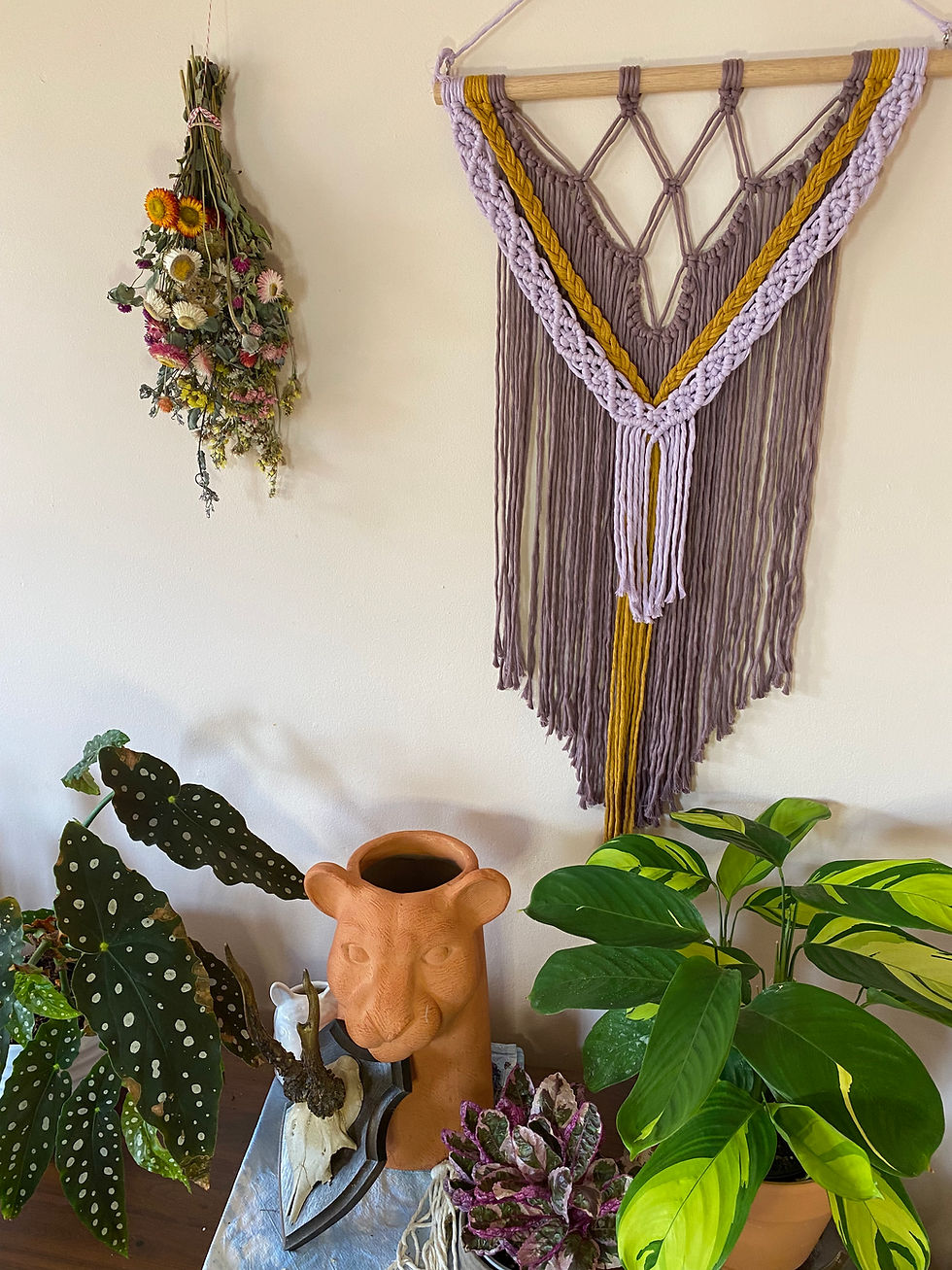 Thumbnail: Ombre Macrame Wall Hanging