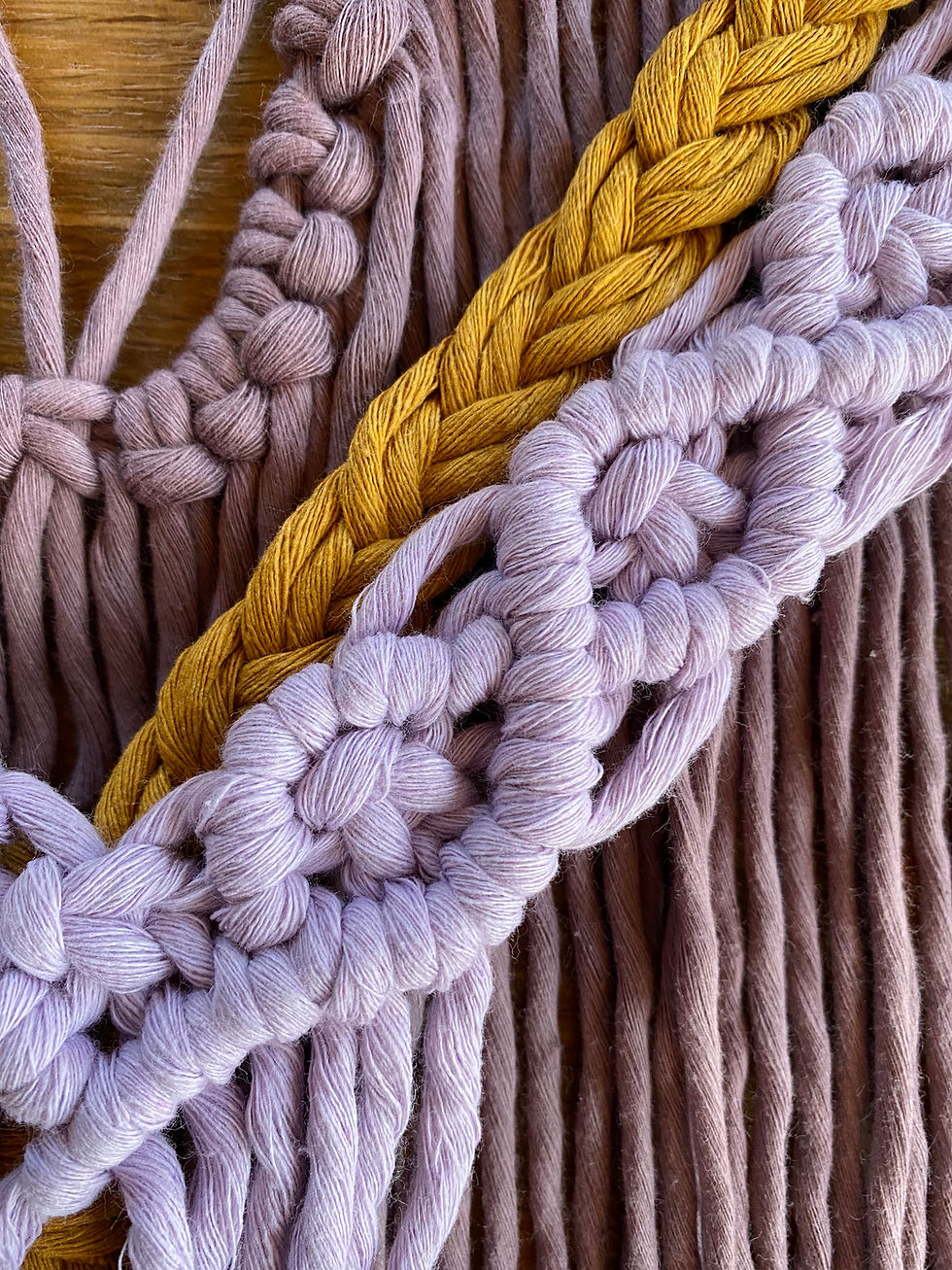 Thumbnail: Ombre Macrame Wall Hanging