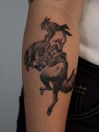 Br'er Rabbit illustration tattoo