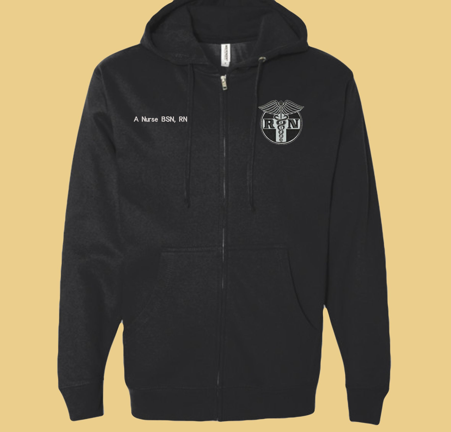 Nurse Hoodie - Full Zip Midweight