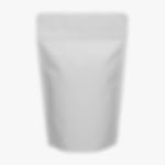 Stand Up Pouch Resealable Zip Lock Pouch - WHITE MATTE - 8oz