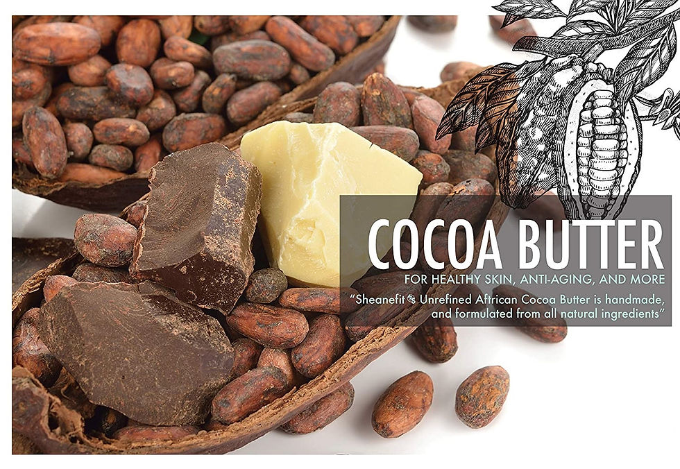 Thumbnail: Raw Cocoa Butter Raw Cold Pressed 100% Organic & Pure~ BY SANTMIRA