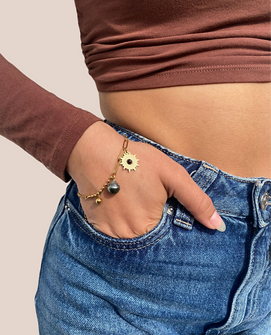 Bracelet de perles de Tahiti