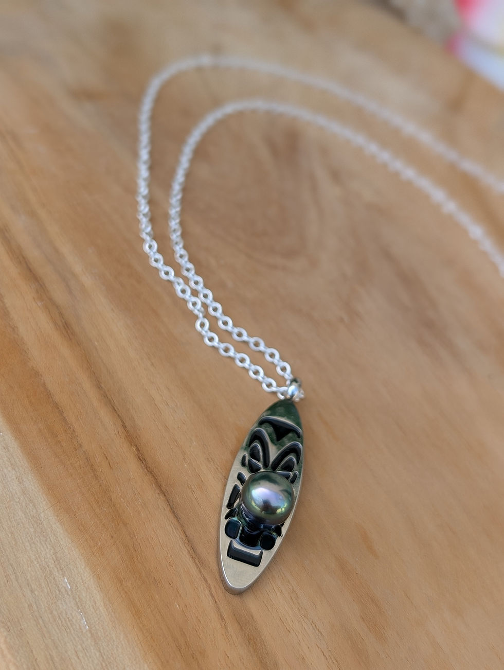 Miniature : Collier pour homme avec perle de tahiti - Horué