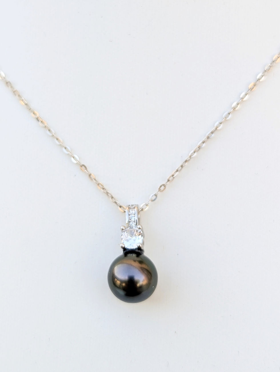 Miniature : Pendentif en argent rhodié avec perles de Tahiti - Herenui