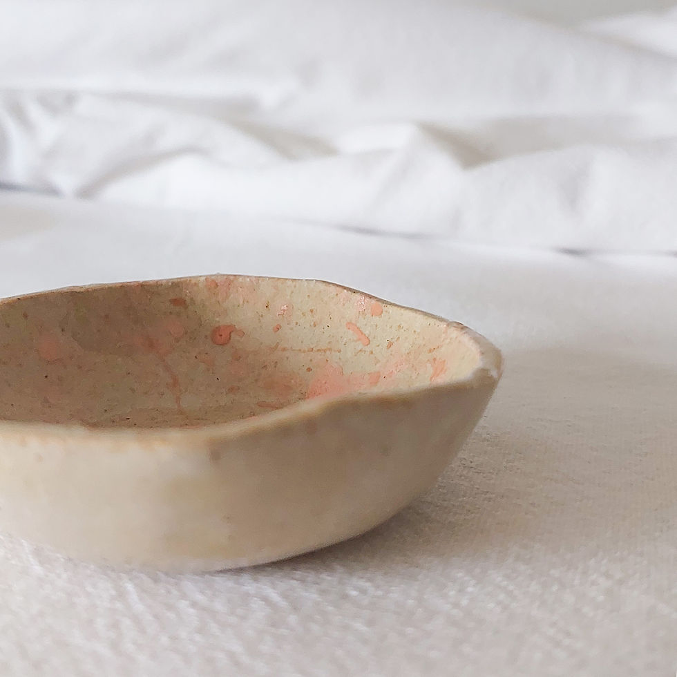 Caviar Bowl - Pink Speckle