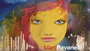 Artista lê poesia para criar imagens líricas