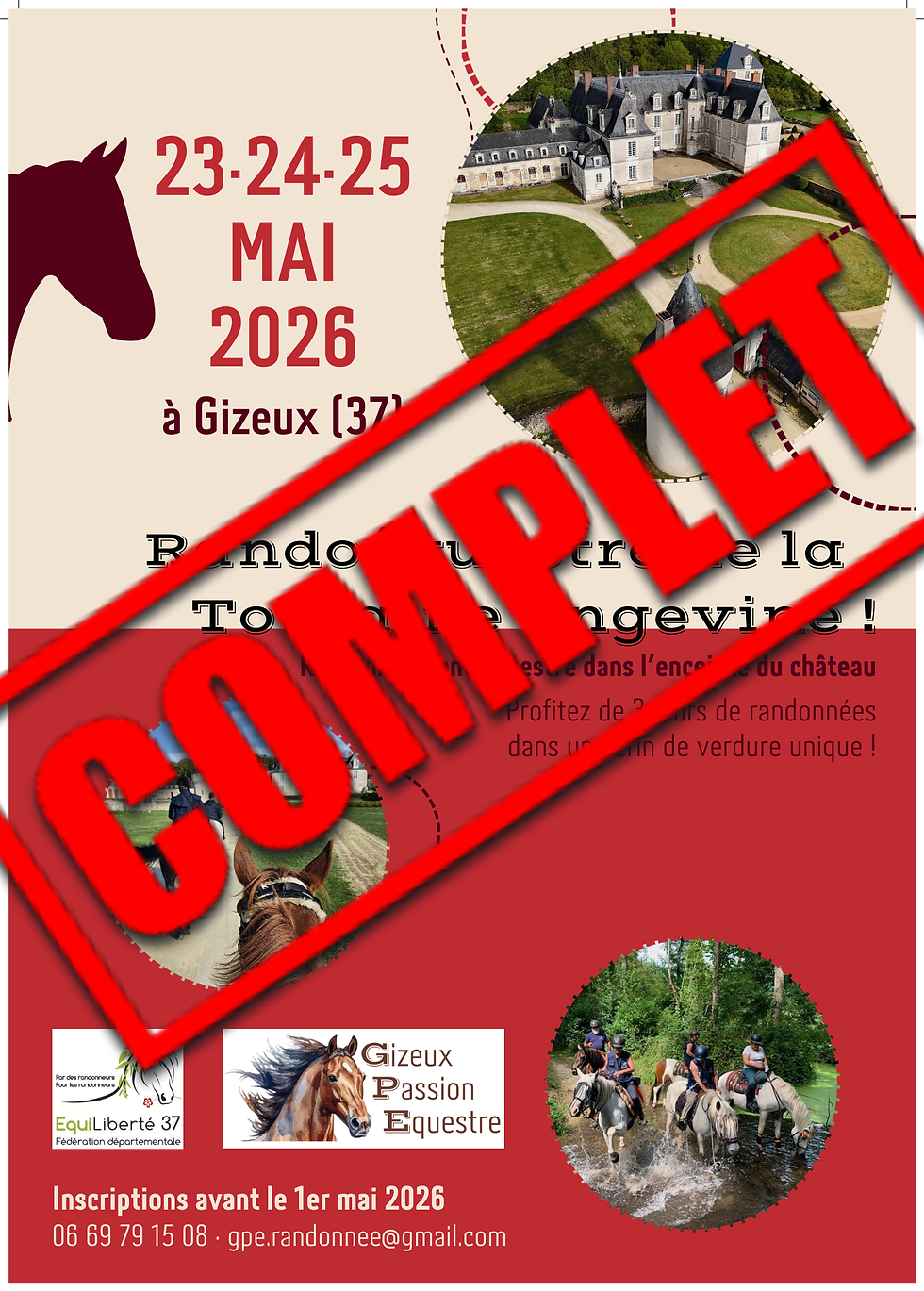 Rando équestre de la Touraine angevine #2026