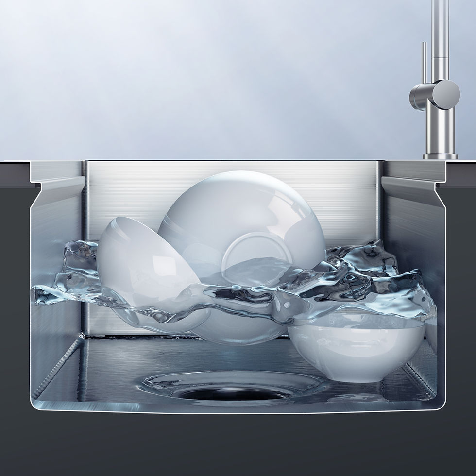 Thumbnail: HIGOLD Single Bowl Undermount Kitchen Sink, Accessories Included,952313-3427T