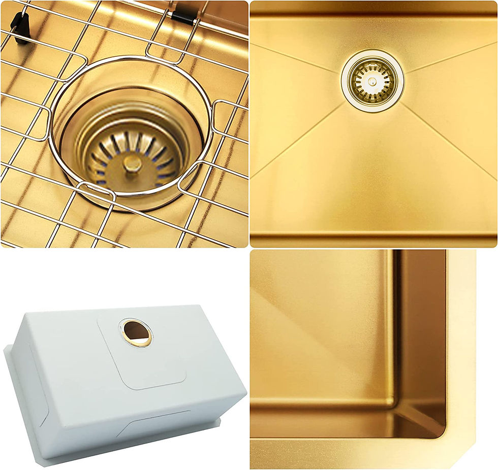Thumbnail: HIGOLD Single Bowl Undermount Kitchen Sink, Accessories Included,952313-3427T