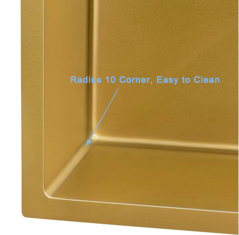 Thumbnail: HIGOLD Single Bowl Undermount Kitchen Sink, Accessories Included,952313-3427T